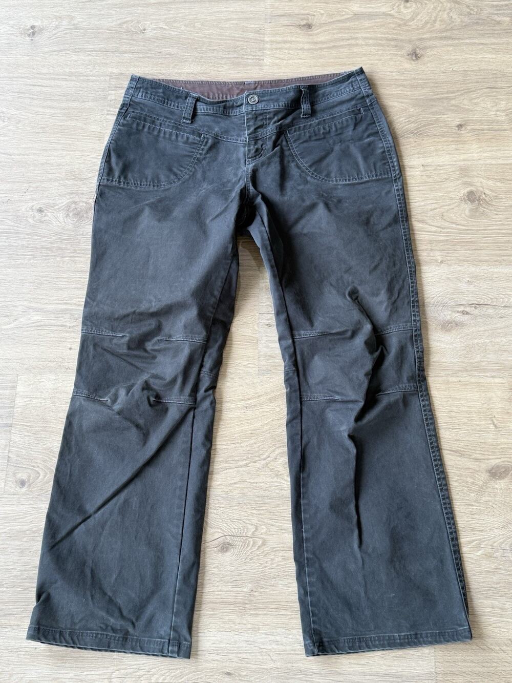 Women's KUHL Cotton Blend Performance Pants Size Petite 12 Articulated Knees